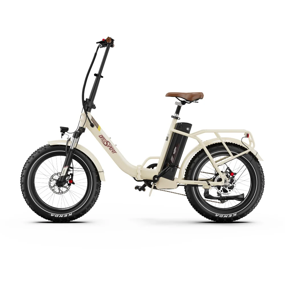 Onesport OT16 Max Elektrofahrrad für Erwachsene, 500W Heckmotor, 48V 18Ah Akku, 20×4.0 Breitreifen, Hydraulische Scheibenbremsen, Vorderradaufhängung, LED-Licht – Leistungsstark und stabil für den
