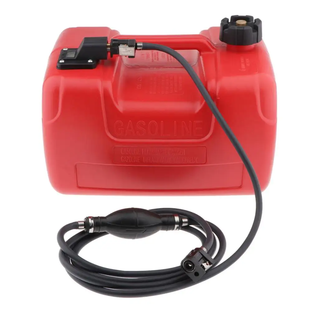 12L Marine Boat Fuel Tank with Connector Fit for Outboard Motors