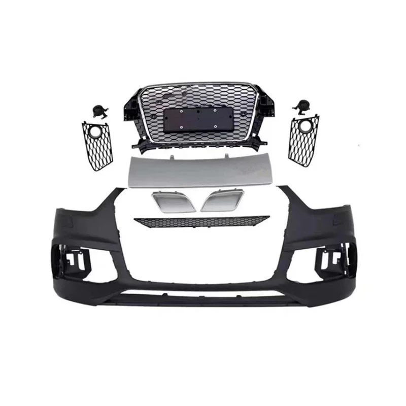 

Auto Q3 SQ3 Front Bumper Body Kit RSQ3 Style Bumper With Grille for Q3 SQ3 2013 2014 2015 2016 2017 Car Body Kits