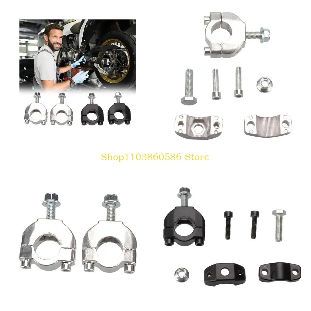 242A Precisions Handlebar Mount Clamp Risers For 22mm 7/8'' Bikes With 2 Color Option Handlebar Fixing Cover