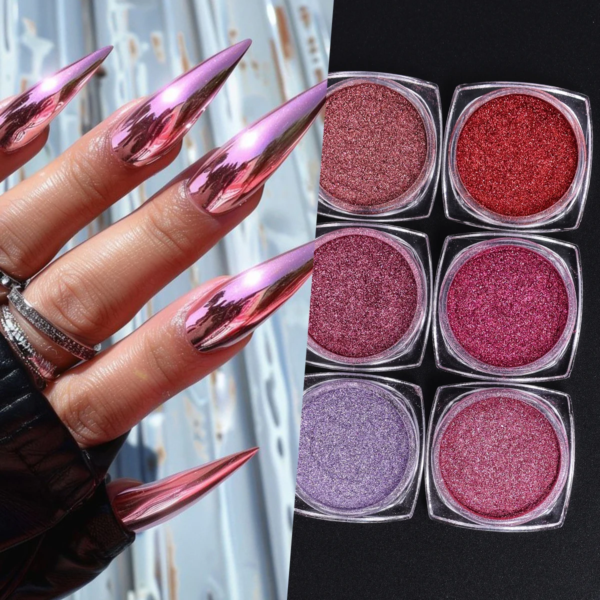 6 Colors Pink Serie…