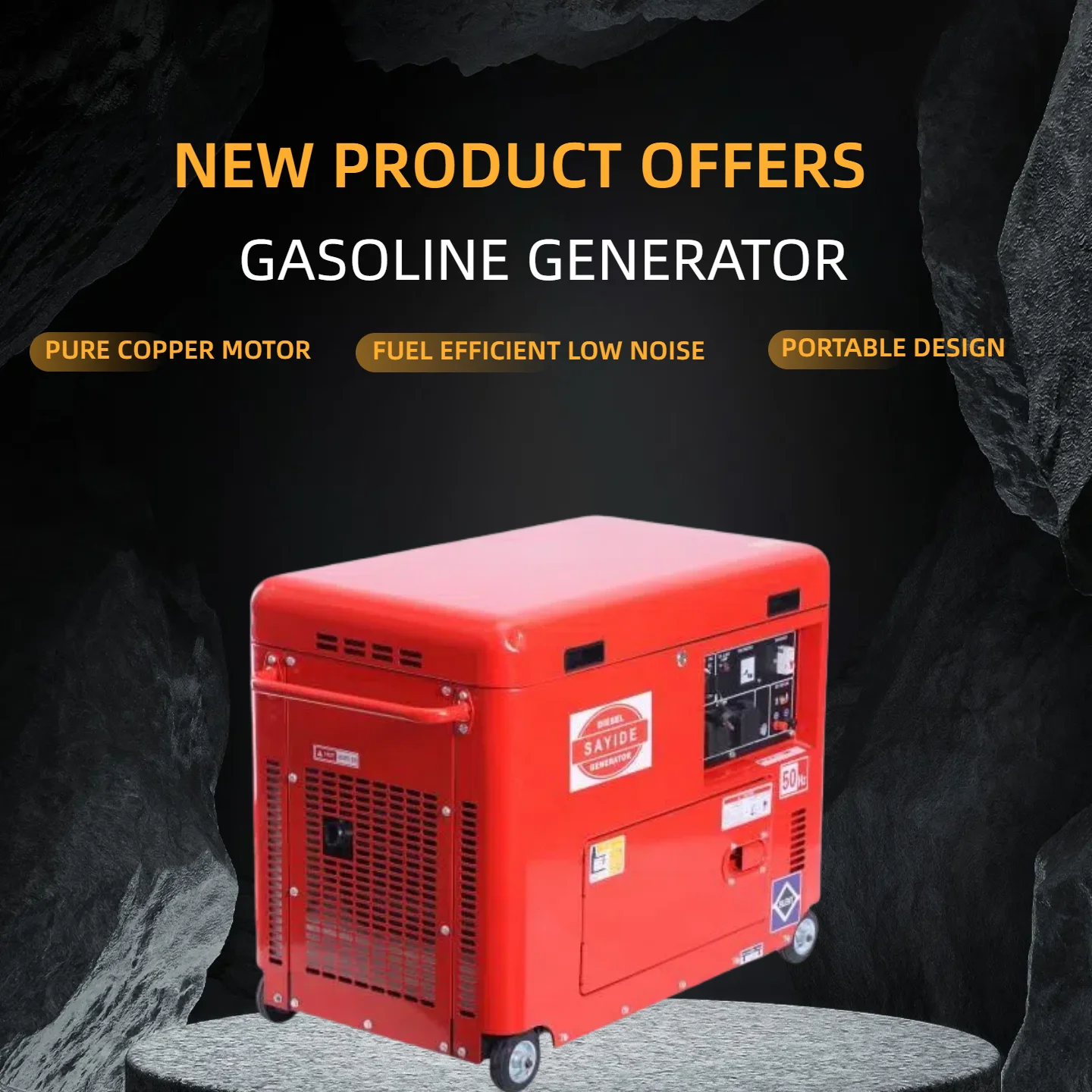 

Inverter Generator Engine Emergency Power Supply Suitable for Household Electricity Engine-generator Customizable Genset 24v