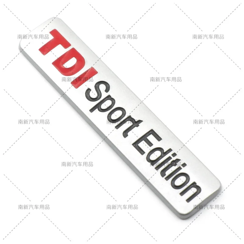 3D TDI SPORT EDITION Letter Sticker Fit Volkswagen Polo Golf MK6 MK7 Side Fender Rear Trunk Auto Styling Modification Badge