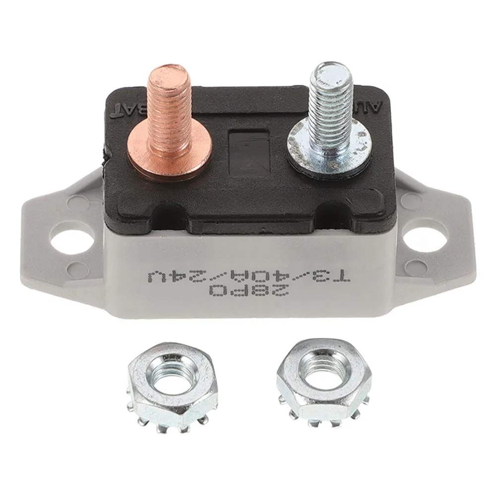 

Automatic Reset Circuit Breaker Fuse 12/24V Manual Car Truck Boat Replacement Stable Performance Effortless Installation
