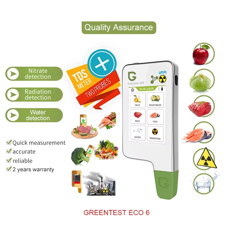 

Greentest 1 2F 3F ECO4FT ECO 6 Home Kitchen Fruit Vegetable Meat Food Safety Nitrate Detector Radiation Water Quality TDS Tester