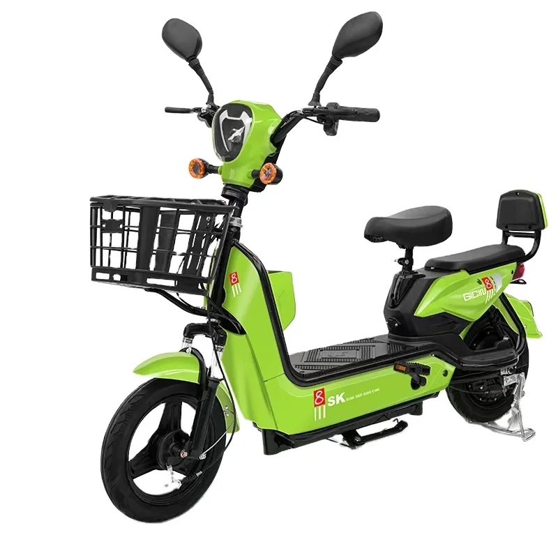 2026 Hot Sale Electric Leisure Bicycle With Carbon Steel Frame & 48v 350W Motor Power Drum Brake Sturdy & Convenient 60km Range