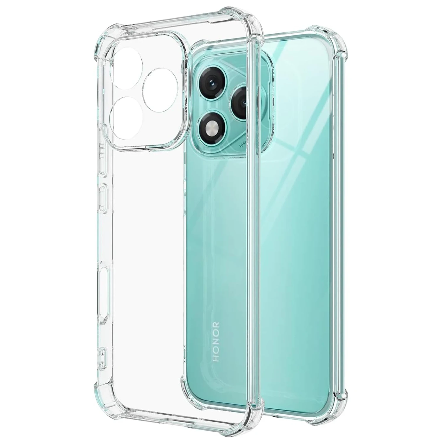 حافظة شفافة من مادة TPU مقاومة للصدمات بأربعة زوايا لهاتف Honor 400 Lite 5G غطاء حماية شفاف كابا Fundas