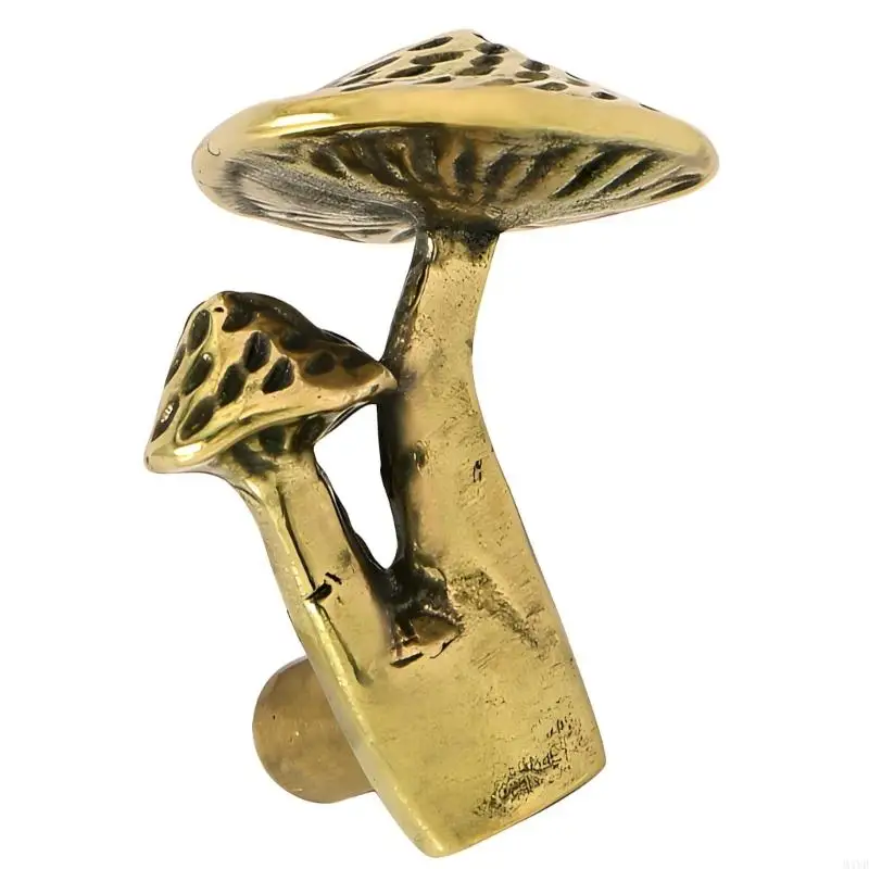 Elegant Brasses Mushroom Cabinet Knob Furniture Handle Cabinet Pull For Wardrobe Drawer And Wine Cabinet M4YD
