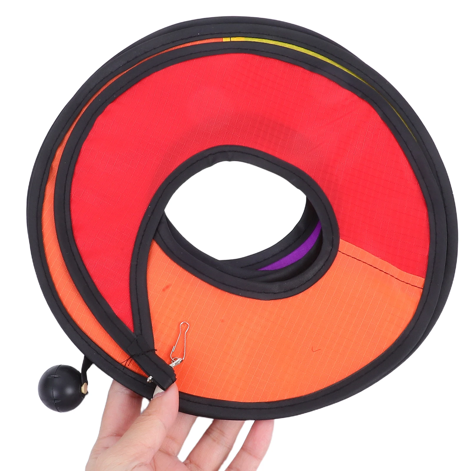

Multicolor 110X22Cm Nylon Foldable Wind Spinner For Tent Garden Camping Picnic Outdoor Lawn Decoration Rainbow Weather