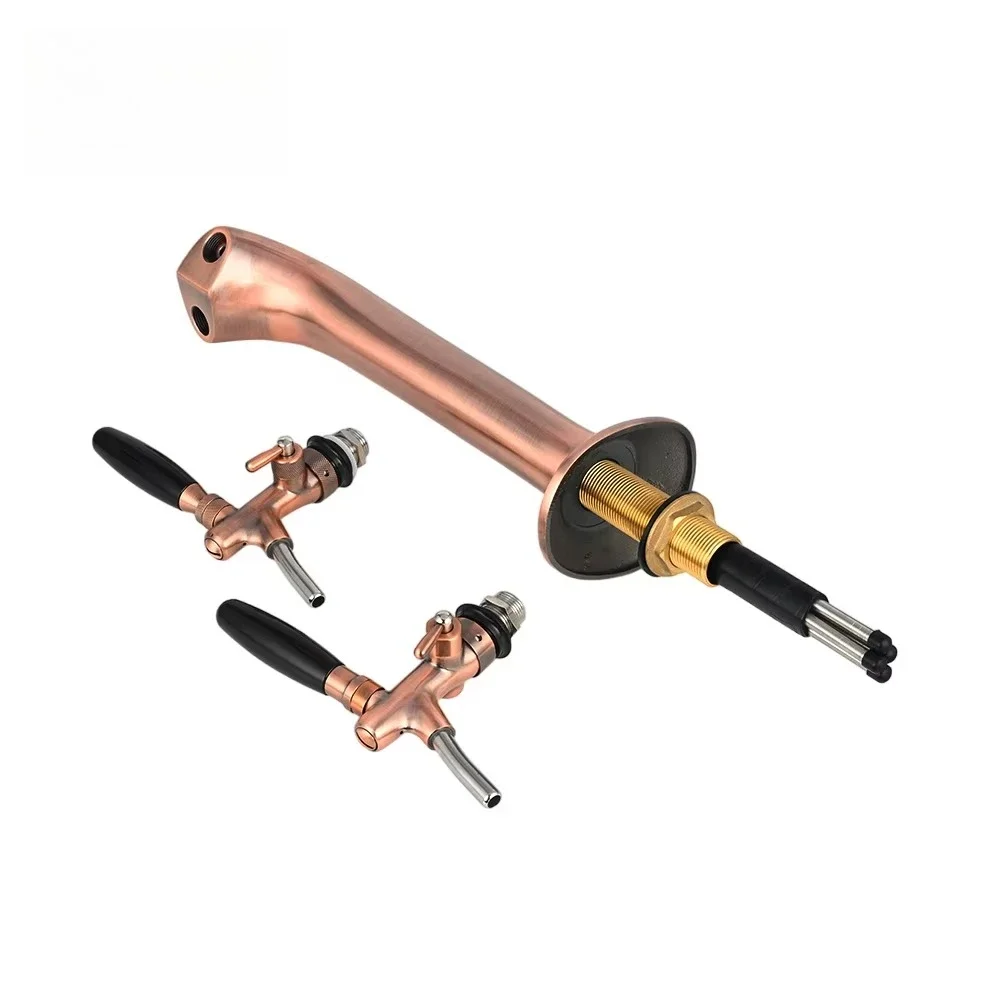 Commercial catering equipment, two-way beer tower, portable function, convenient beer dispenser