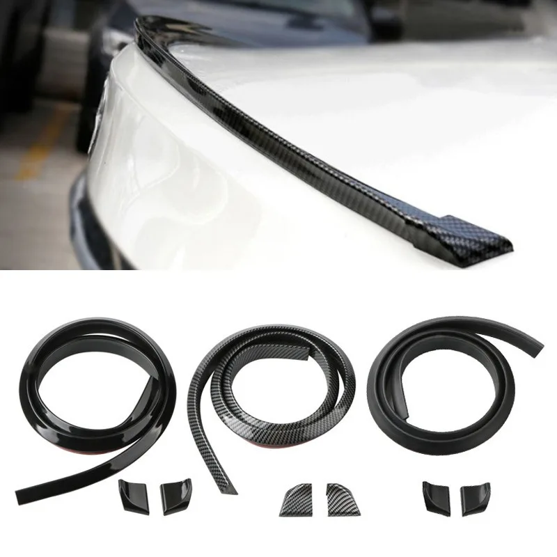 

Universal Roof Spoiler 1.5M Car-Styling Carbon Rubber Tail Spoiler for Ford Toyota FIAT Audi Bugatti Volvo BMW Opel Car