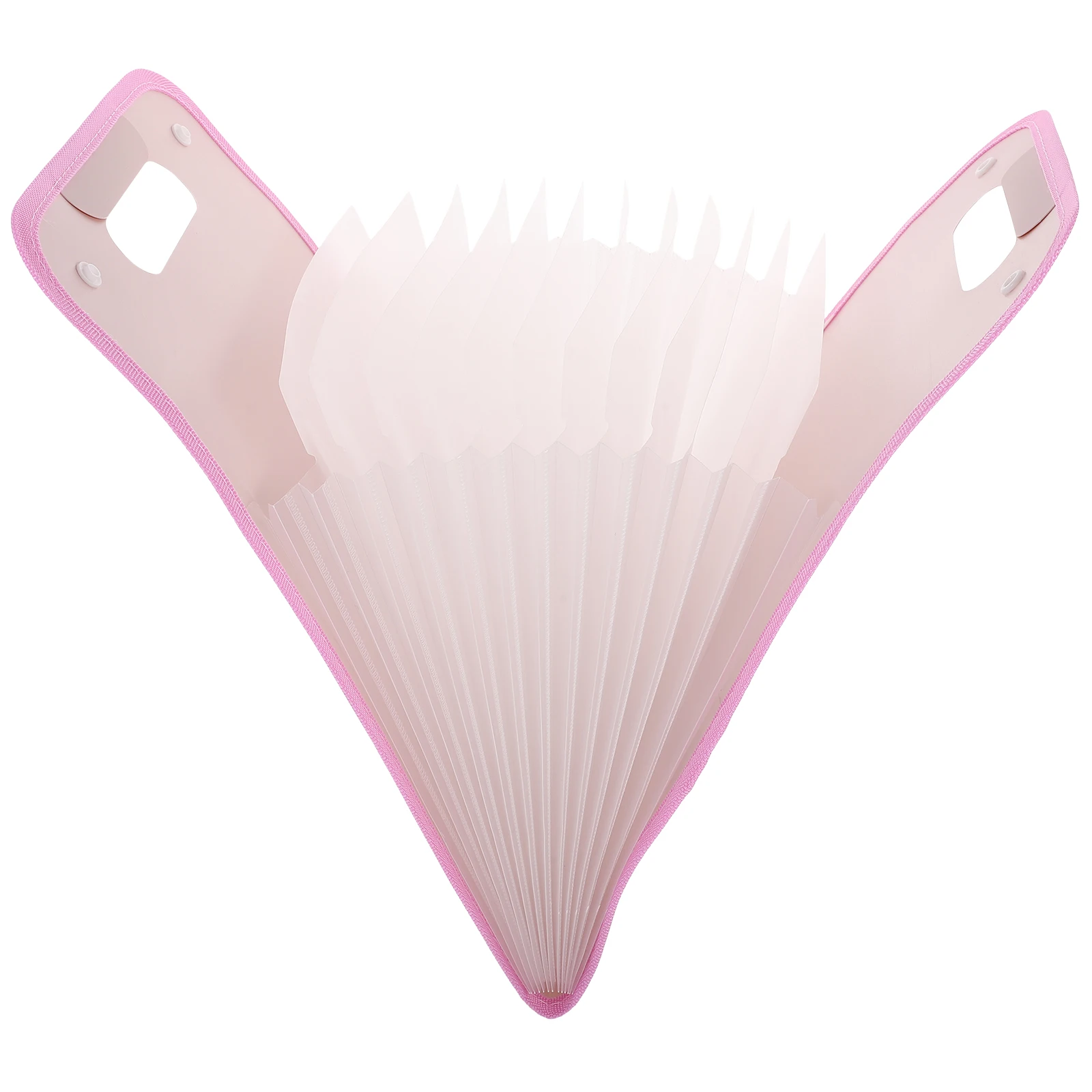 

A4 Portable Accordion File ganizer Pink Vertical Folder for Students 10 Pockets Store Papers Receipts Coupons Tickets PP