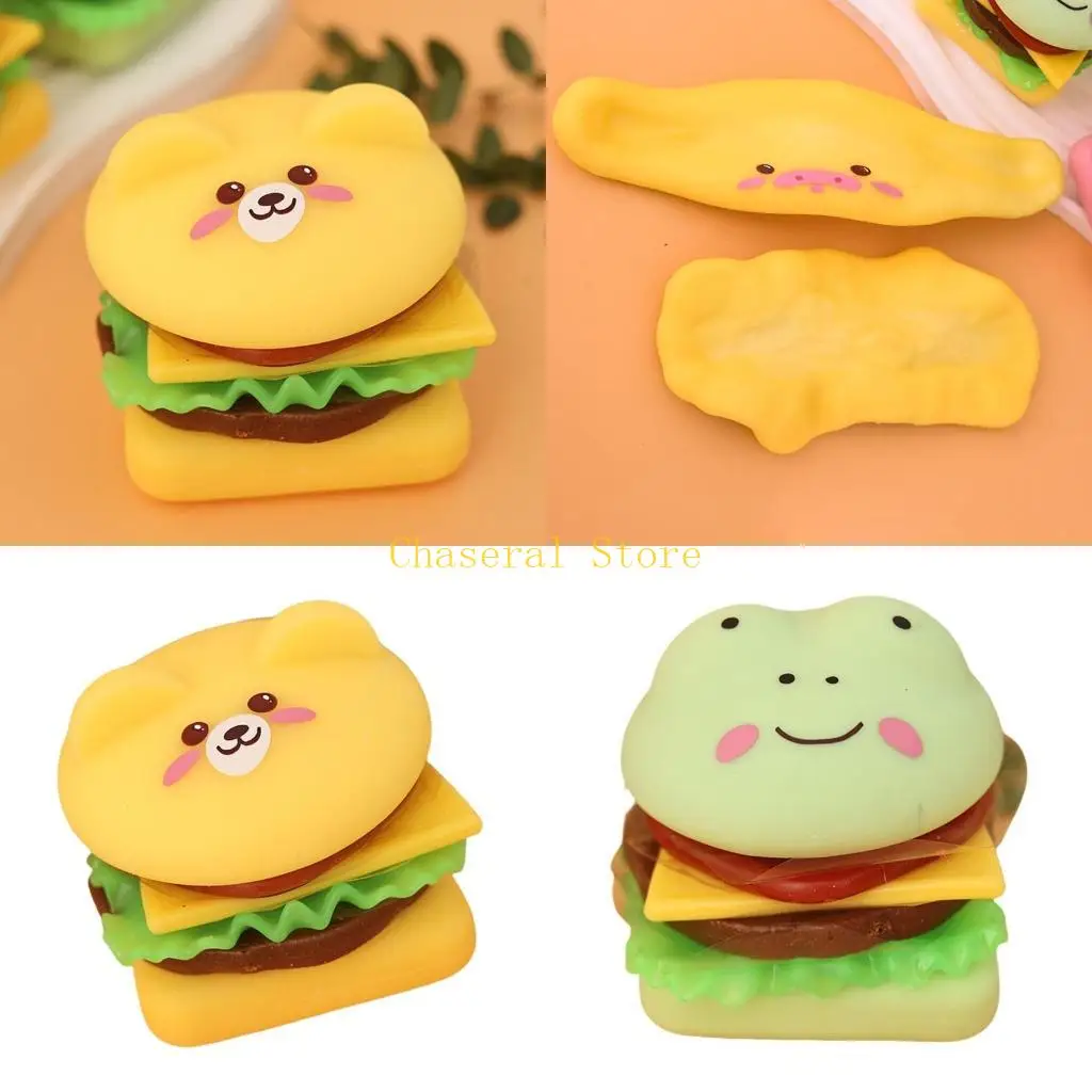 

E7ce Animal Theme Sackable Hamburger Estrecty Toy Slow Rising Scieze ИГРУДЕНИЯ ИГРУДА ИГРУШЕНИЯ для тревожно