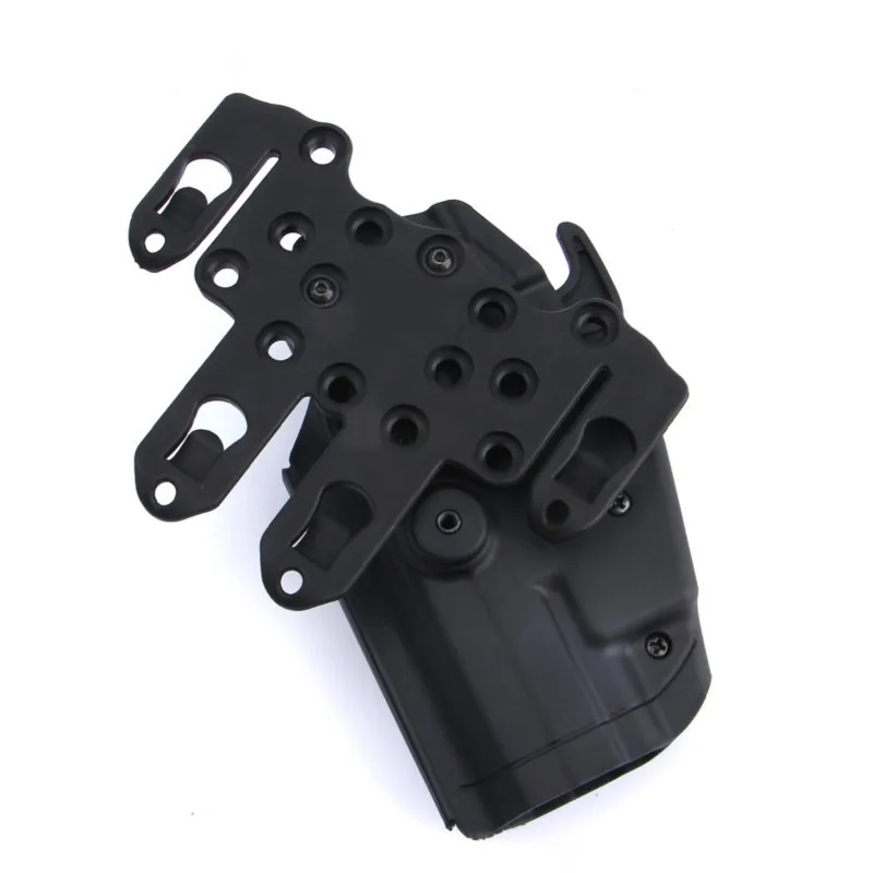 Molle Quickdraw Holster Glock 17 19 M92 Holster Rail Case Mount Equipment Tactical Chest Mount Hunting Accessories