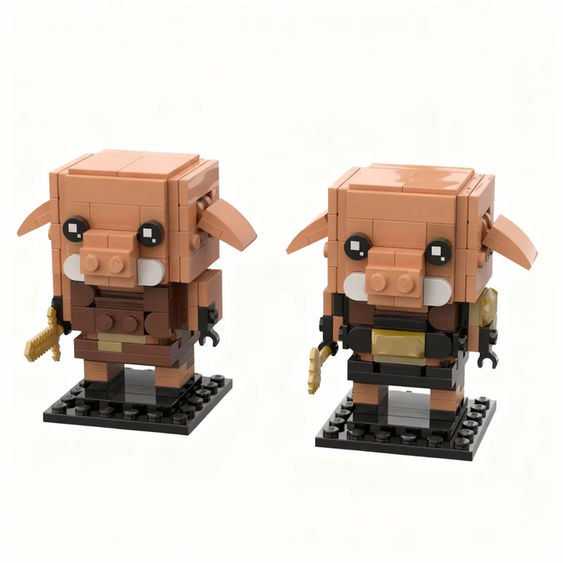 

303pcs MOC Piglin Brute Brickheadz Model Building Blocks Construction Toy Christmas Gifts DIY Creative Idea Education Birthday