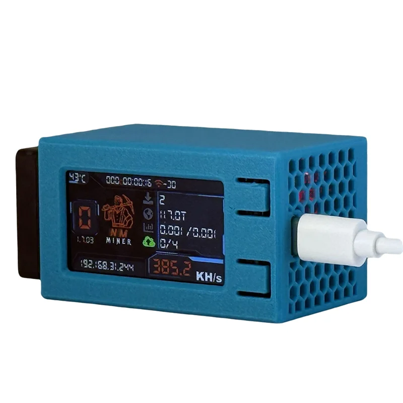 

Машина для майнинга бит NM Solo Lottery Nerdminer V2 Pro Max Nmminer 390KH/S Cool Fan BTC Crypto Miner Bitcoin Miner Nerd Miner