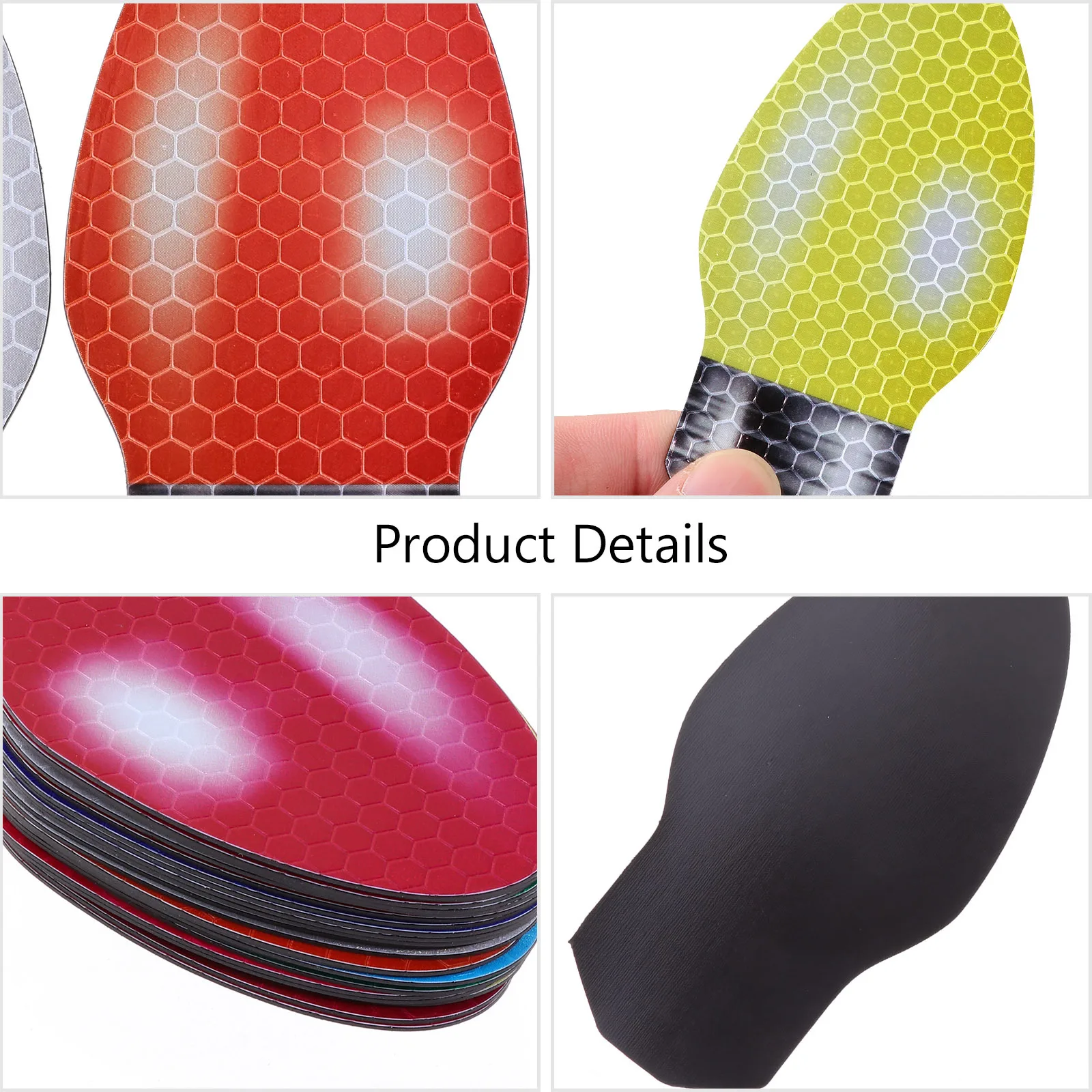 

30Pcs Reflective Light Bulb Magnets Colorful Car Decoration Stickers for Refrigerator Metal Surfaces Car Magnet Decals