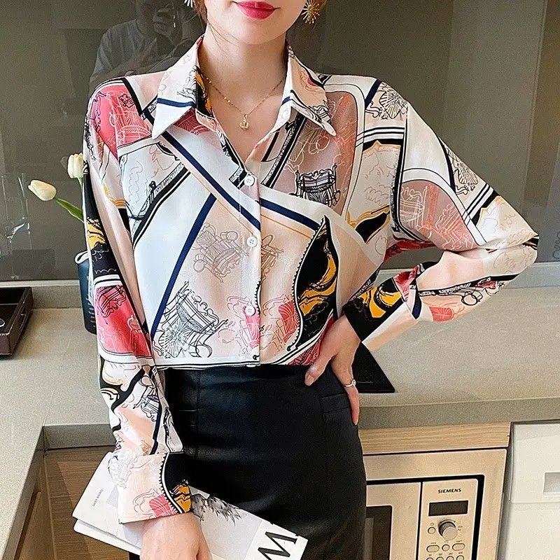 

Autumn Elegant Long Sleeve Shirt Women's Fashion Design Top