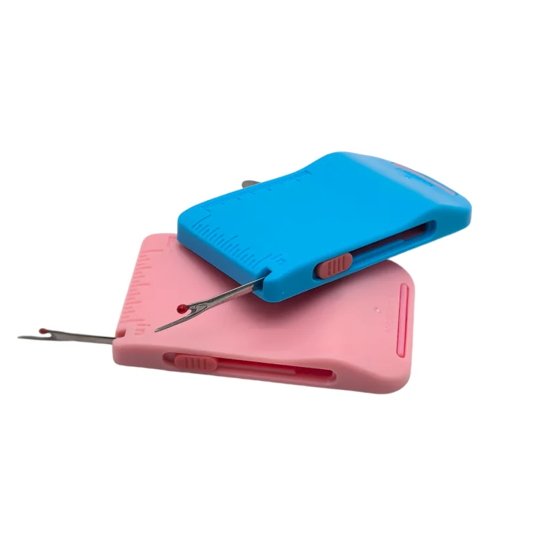 Adjustable Magnetic Sewing Track Built-In Seam Ripper with Measurement Anti-Curling Positioning Tool Seam Guide