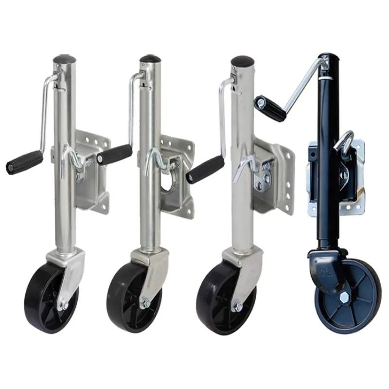 

Parts for Hand Trailer Jacks RV Guide Wheels Oscillators 1200 Pounds Manual Lift Connectors Off-Road Yachts