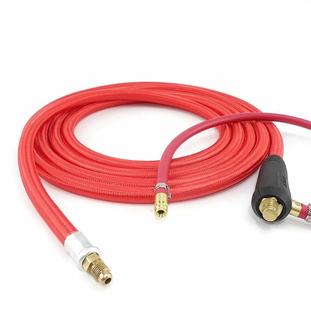 Soft and Flexible TIG Welding Cable Hose with Quick Connectors, Length 300cm, Recommended Current Range 2 150A