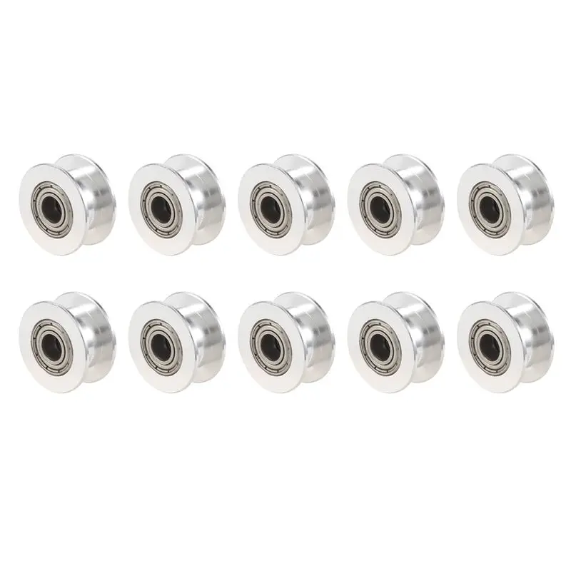 

A28Q-GT2 20 беззубый диаметр 5 мм, алюминиевый натяжной шкив ремня ГРМ для 3D-принтера, ремень ГРМ шириной 6 мм (упаковка по 10 шт.)