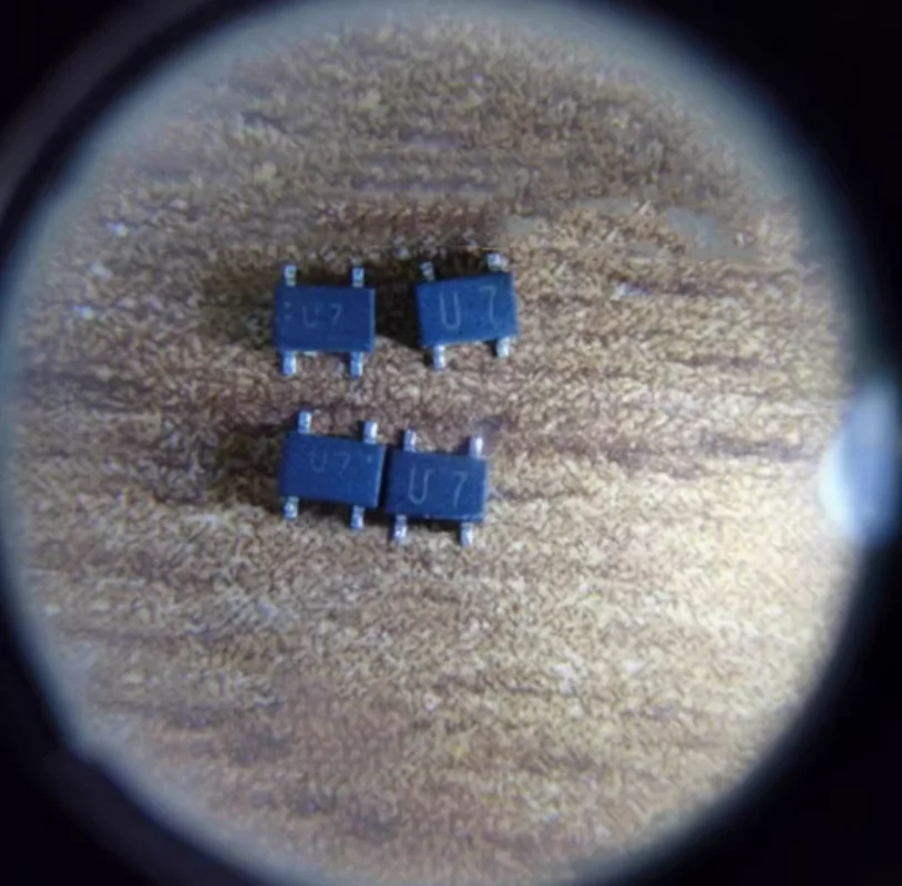 

100pcs 3SK320 SOT343 U7 N-channel dual gate MES field-effect transistor 6V 100mA
