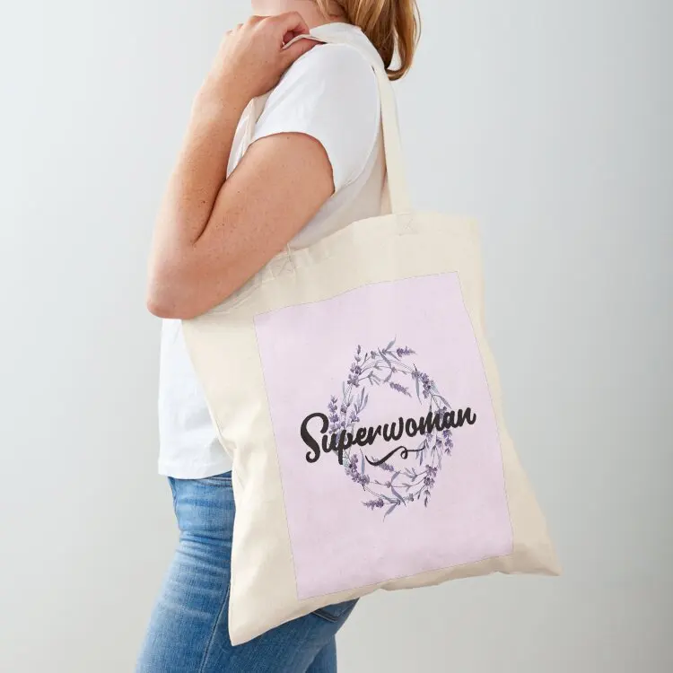 

Awesome Superwoman quote design Tote Bag Canvas Canvas shoulder bag university shopper bag
