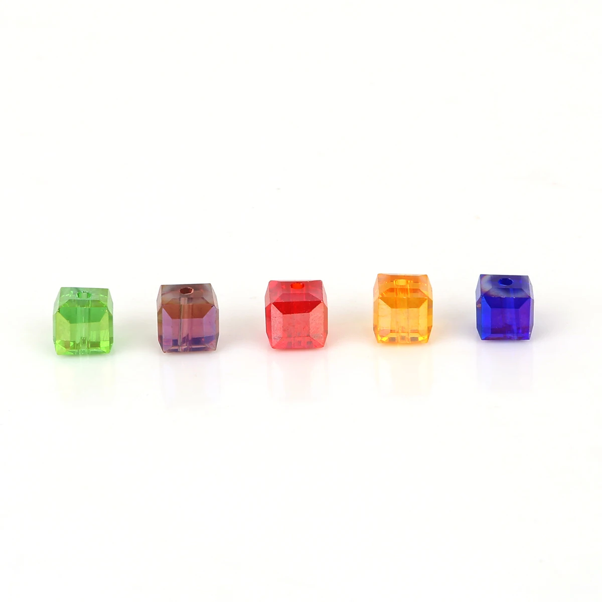 8mm Kristallperlen Quadratische Form Österreichische Kristallperlen Lose Abstandhalterperlen für DIY Handgemachte Schmuckherstellung – Detail 4