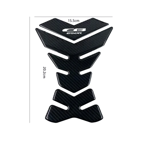 Imagen 1 del producto Para Honda CB650R CB 650R Protector de almohadilla de depósito pegatinas de motocicleta protección 3D de combustible emblema Logo cubierta lateral fuente 2018 2019 2020