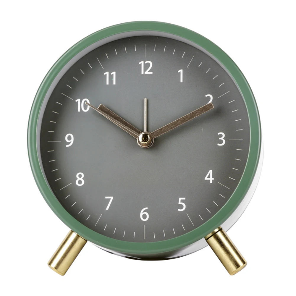 Soft Glow Alarm Desktop Night Light Bedside Nightstand Battery Operated Clock Energy Efficient Light Gentle Alarm Sound