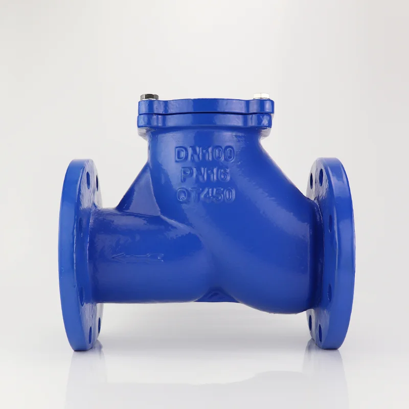 HQ41X-16Q Spherical Check Valve Made in China Ball Grinding Cast Iron Rolling Ball Blowdown One-way Check Valve