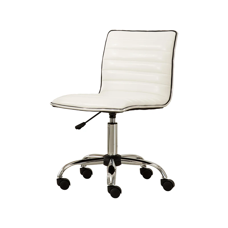 Fremo Chromel Adjustable Air Lift Office Chair, White On-Site