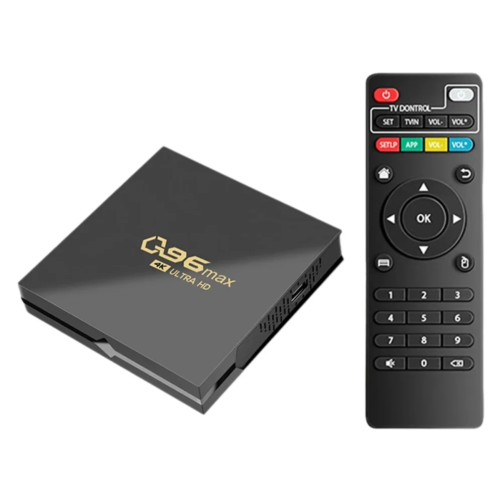 Q96 Max Android 11.0 Smart TV Box Amlogic S905 Ondersteunt 4G Wifi HD 4K 1080P 8GB 128GB Media Player 3D TV Box Set Top Box IPTV - afbeelding 2