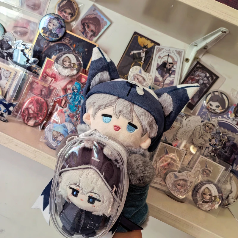 

12cm Anime Game Identity V Prospector Ithaqua Kawaii Cosplay Cotton Dango Doll Keychain Cartoon Mini Plushies Toy Figures Gift