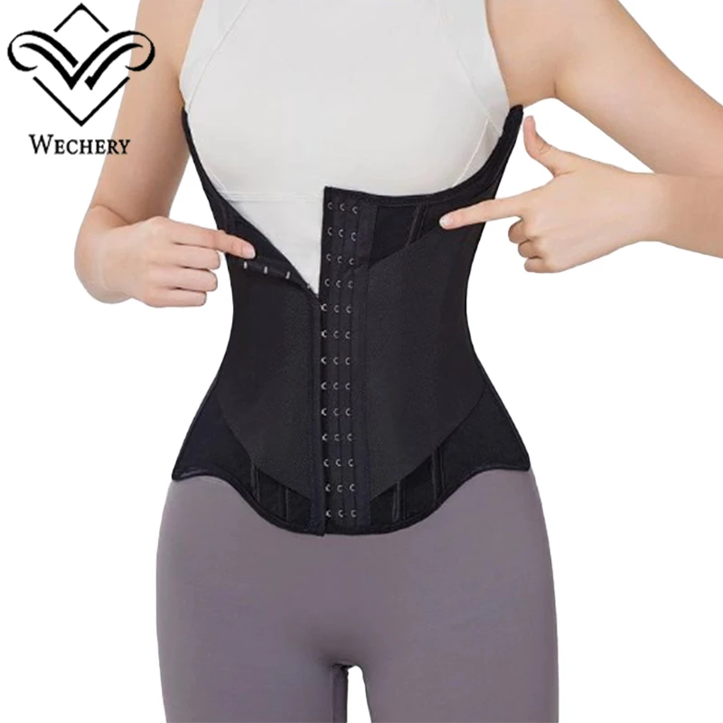 Wechery Waist Trainer Woman Body Shaper Slimmer Tummy Control Waist Shaper Belts Tight Hourglass Sheath Flat Belly Underwear