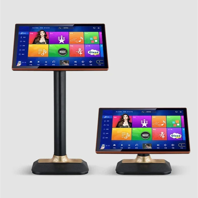 ذكي صوت VOD المنزل كاريوكي الكل في واحد الأسرة KTV Karay لعبة آلة HD شاشة تعمل باللمس Jukebox