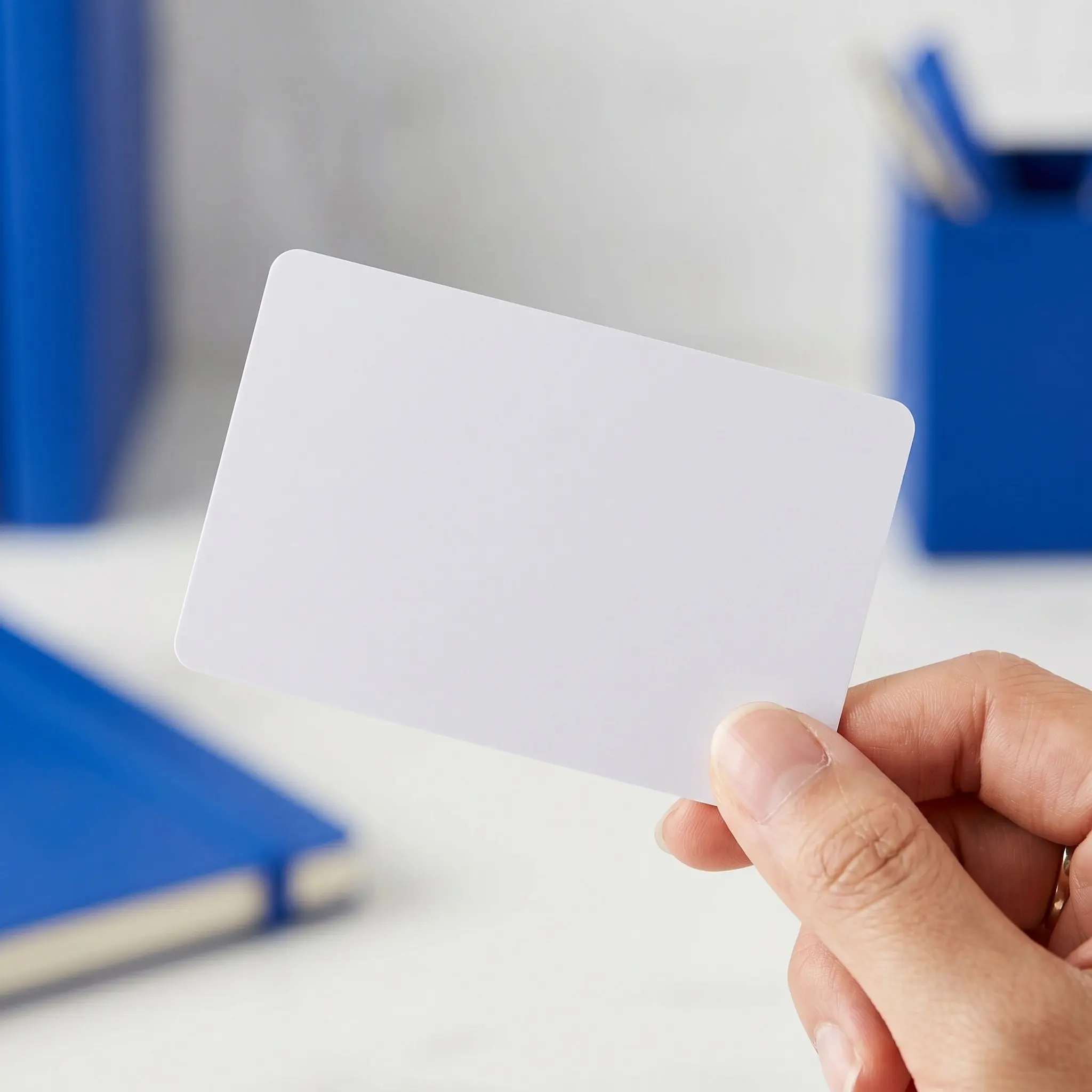 30Pcs Blank White PVC Ic for Student Id Access Control Badge System Business Membership Cards Photo Printable
