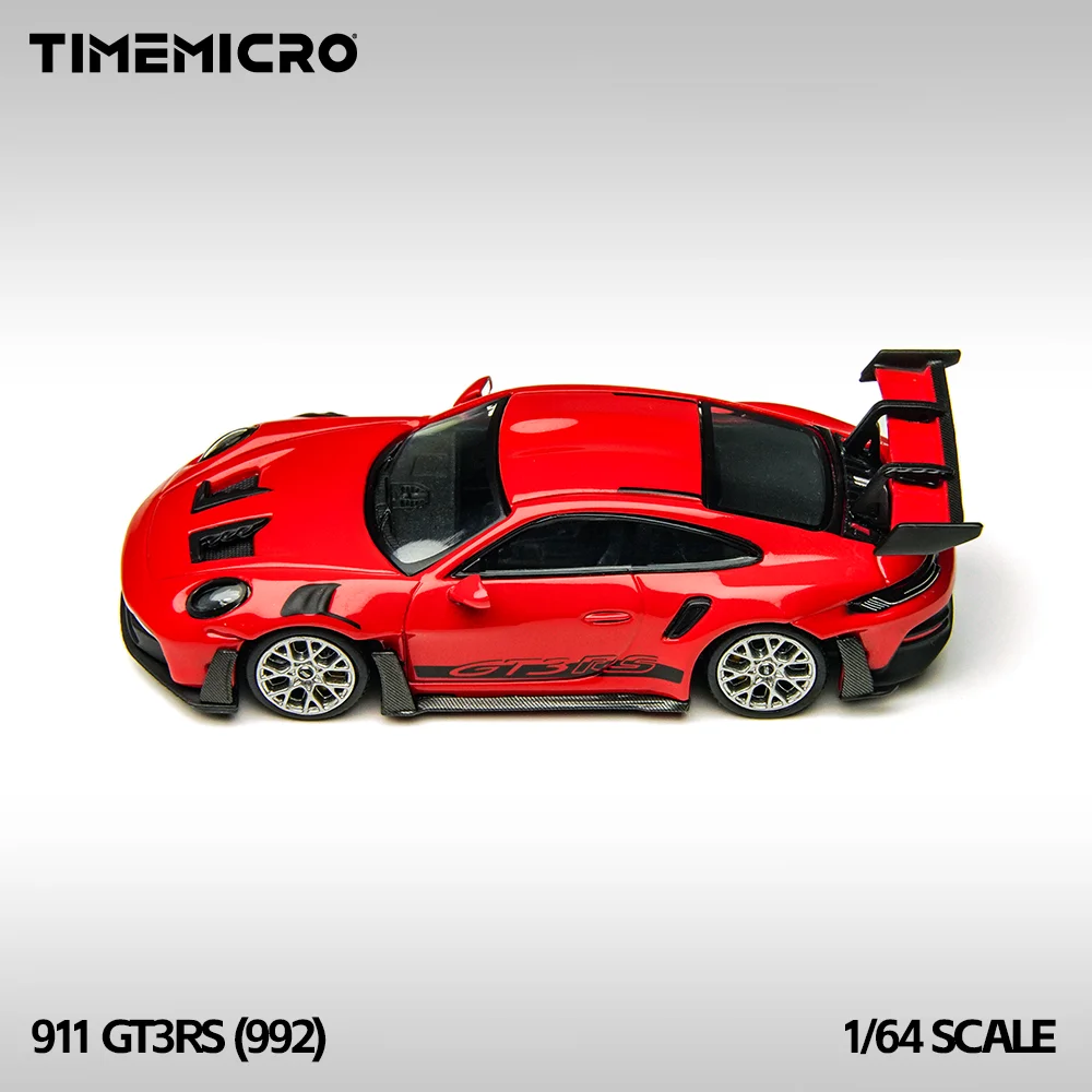 TimeMicro 1:64 Modelo de carro em liga vermelha GT3 RS