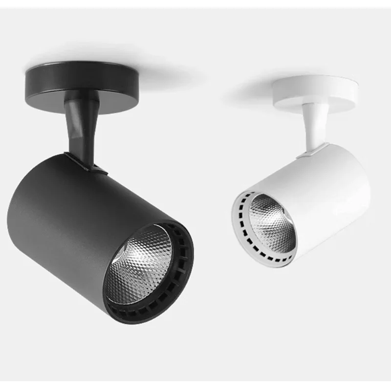 Surface Mounted LED Ceiling Lights 7W 10W 20W 30W COB LED Down light Foldable 360° Rotatable LED Spot lights AC220V 230V