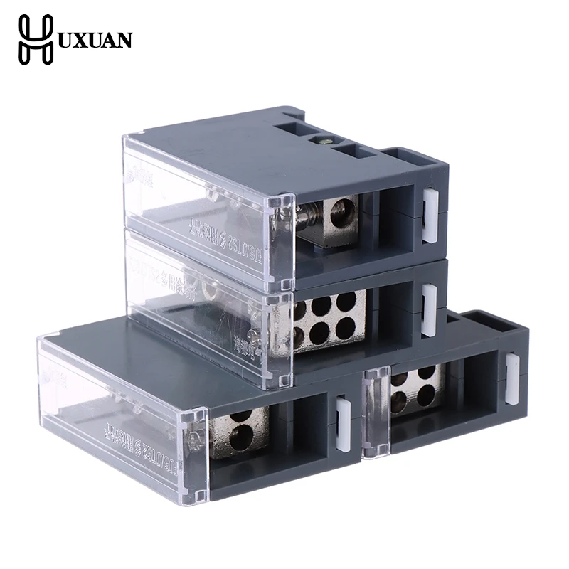 150A Din Rail Terminal Block Distribution Box One In Multiple Out Universal Power Junction Box For Circuit Breaker