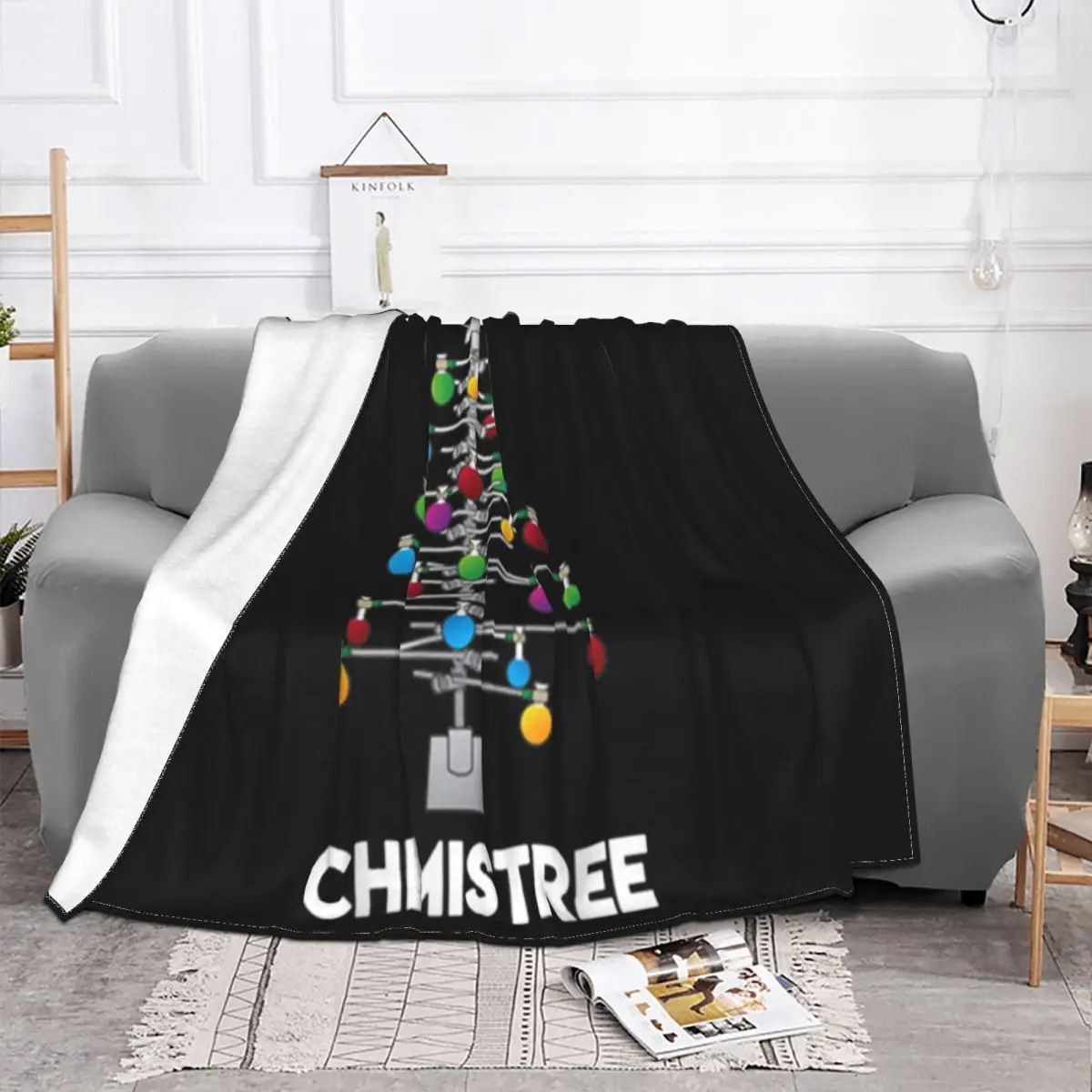 Beautiful Chemistree Funny Christmas Science Lover Pun Hot Sell Child Humor Selling Trend Throw Blanket