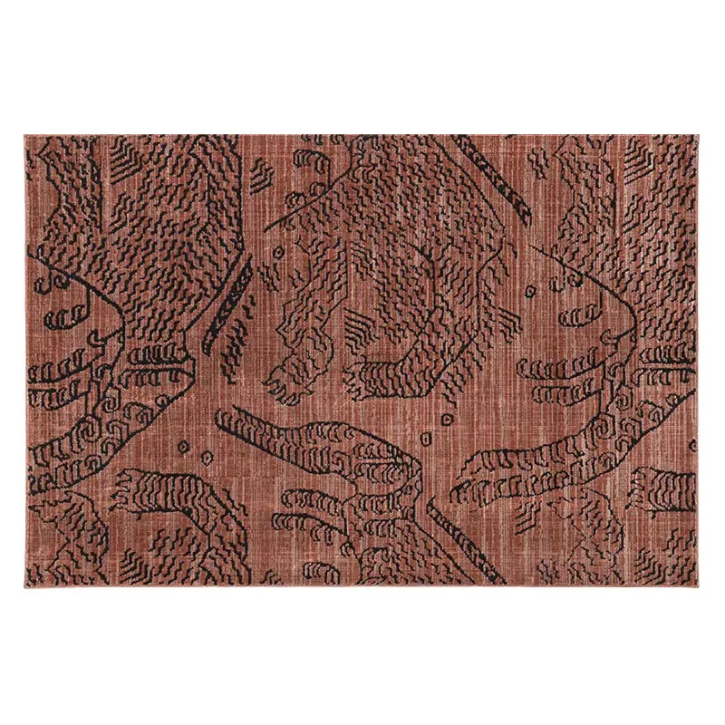 

2025 new retro modern wool carpet living room bedroom premium light luxury study coffee table blanket home mat
