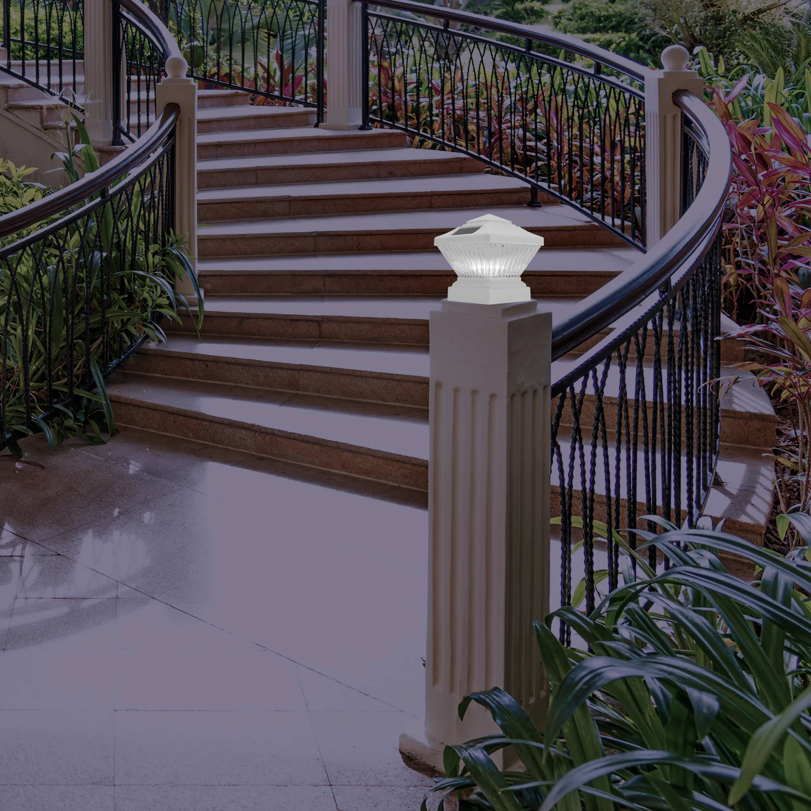 

Outdoor Column For Garden Patio Deck Decoration Fence Post Solar Post Light Light Fence Lights Solar Deck Lights