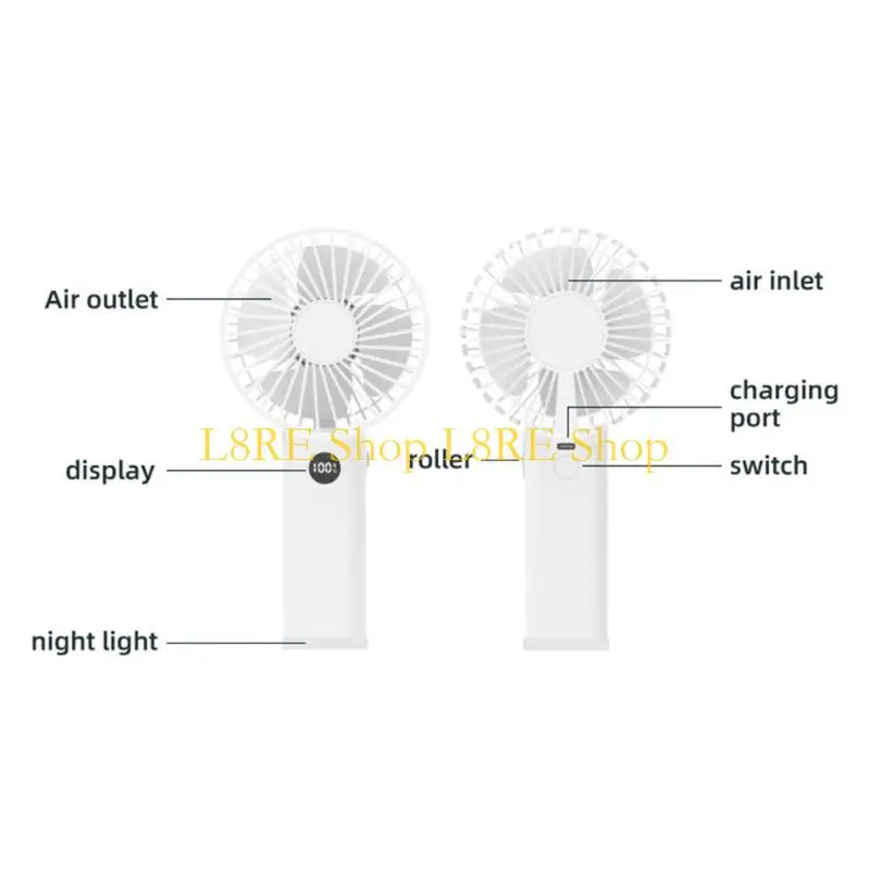L8RE DESK FAN พัดลมขนาดเล็กด้านนอกพัดลมพัดลมพัดลมพัดลมพัดลมพัดลมพัด