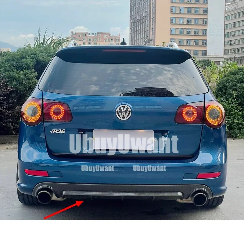 Für Volkswagen R36 Station Wagon Hohe qualität Carbon Fiber Hinten Lip Diffusor Dekorative Außen Body Kits Auto Zubehör 10-15