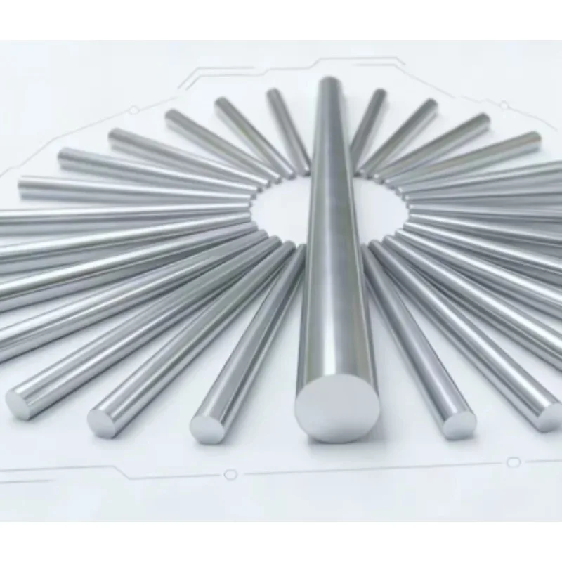 1J50 Permalloy Nickel-Iron Alloy Round Rod, High Saturation Soft Magnetic Alloy Bar for Magnetic Shielding