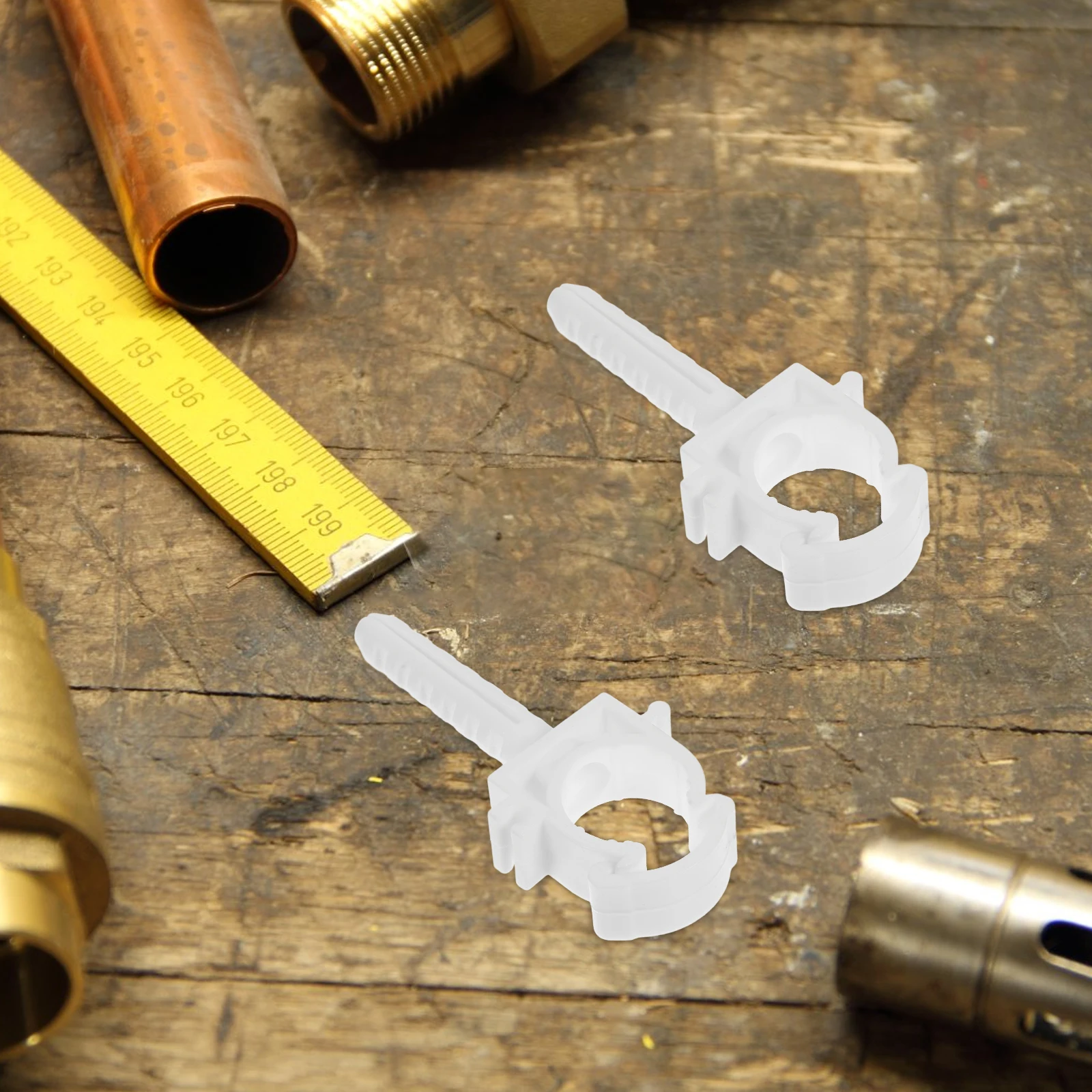 

24 Pcs Flexible Water Pipe Clamp U-shaped Buckle Fix Abs Industrial Pipeline Repair