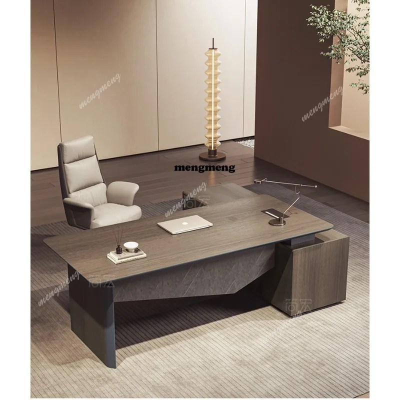 

Boss office desk and chair combination office head desk supervisor manager president desk