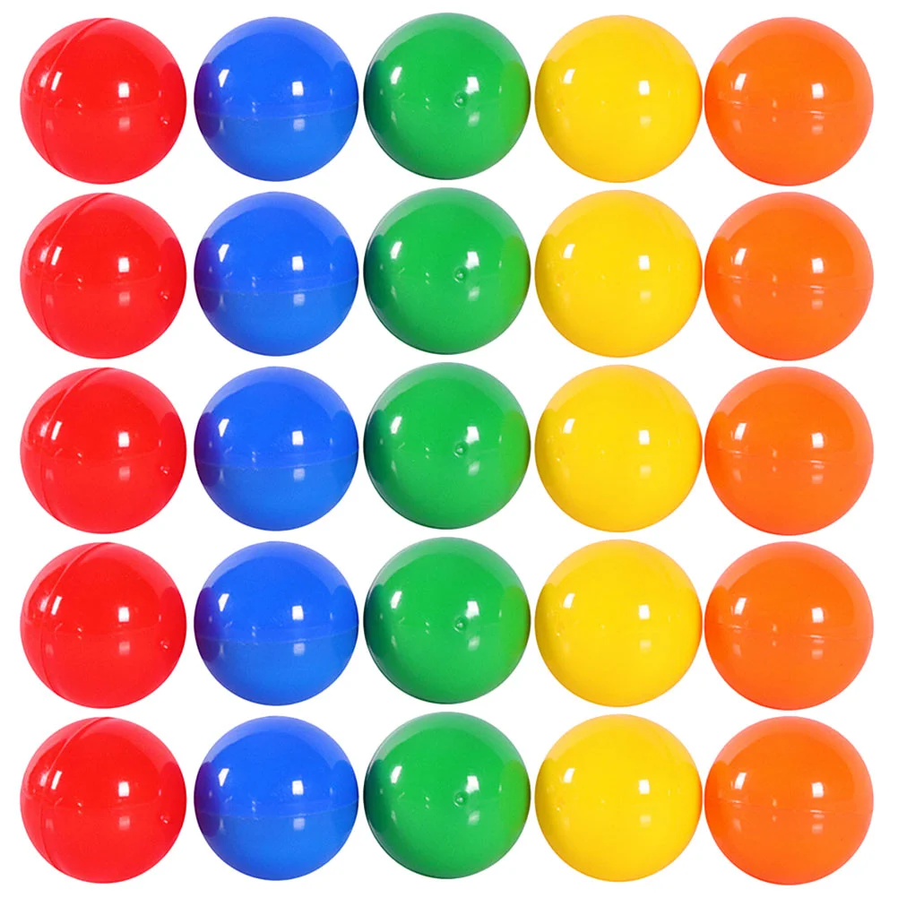 50 Pcs Lottery Ball Colored Balls Picking for Party Raffle Entertainment Sphere Game